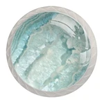 Newzone 4 Pack Dresser Drawer Cabinet Knobs Teal Agate Texture Round Shape Cr.... Fixed Price $25.86.