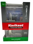 Kwikset Perth Hall And Closet Door Lever Satin Nickel 97201-123 (NEW2). Fixed Price $17.95.