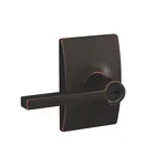 Schlage Latitude Aged Bronze Keyed Entry Handle With Century Trim # F51A 716. Fixed Price $26.95.