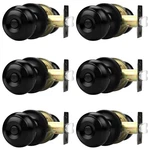 Probrico Black Door Knobs For Bedroom Bathroom, Interior Privacy,. Fixed Price $50.22.
