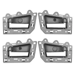 Omozone 4PCS Interior Door Handle Front/rear Left Right Gray With Chrome. Fixed Price $50.20.