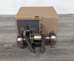 Schlage F40 619 Andover Door Knobset Addison Bed & Bath Stain Nickel. Fixed Price $15.00.