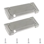 Morobor 2PCS Nickel Pocket Doors Drawer Handle Flush Ring Pull, Hidden Furniture. Fixed Price $22.99.