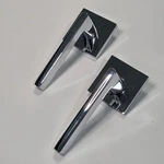 Emtek 5050HLOUS26 Helios Dummy Door Lever Square Rosette Chrome. Fixed Price $39.99.