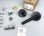 Kwikset Milan Lever Single Cylinder Interior Pack With Round Rose For Handlesets. Fixed Price $26.29.