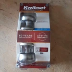 Kwikset Bed & Bath Finish Privacy Lock Knob Satin Nickel 73J 15 Cp. Fixed Price $18.97.