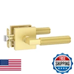 Amerdeco 1 Pack Brushed Gold Passage Door Handles Heavy Duty Non-locking. Fixed Price $87.23.