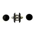 Baldwin PV.TRA.TAR.190.6L.DS Reserve Arch Rose Privacy Knob Set - Satin Black. Fixed Price $59.90.