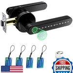 Evanshow Biometric Fingerprint Door Lock Keypad Keyless Entry Knob. Fixed Price $46.06.