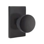 Emtek Dummy Door Knob Round Laurent Black Rectangular Rosette 5052LAUUS19. Fixed Price $60.00.