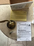 Grandeur Dummy Door Lever Antique Brass Rosette Easy To Install Interior. Fixed Price $75.00.