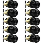 Privacy Door Knobs Black 10 Pack Thumb Turning Locking Probrico Bathroom Bedroom. Fixed Price $114.99.