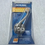 Schlage Left Hand Dummy Door Non-turning Lever Satin Nickel F170 Fla 169. Fixed Price $18.18.