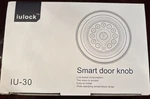 New Iulock IU-20 Smart Door Knob W/ Key Pad On Matte Black Easy To Install. Fixed Price $28.00.