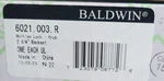 Baldwin 6021003R Rh Lock 2.75 Bs Less Cylinder - All New But Mortise Jammed. Fixed Price $70.00.
