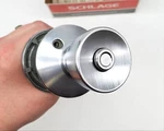 Schlage Door Knob Satin Chrome 626 Privacy Lock Bel F40N Nos Latch Strike. Fixed Price $17.79.
