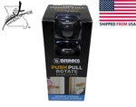 Brinks Push Pull Rotate Interior Locking Door Knob Latch Tuscan Bronze New. Fixed Price $51.45.