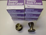 Weslock 605 Eleganti Antique Brass Dummy Knobs -lot Of (3 Pair) New In Box. Fixed Price $62.10.