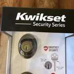 Kwikset Security Series Front Door Lock Dakota Antique Brass 2025 Smartkey. Fixed Price $75.00.