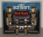 Ez Set Bed Bath Solid Brass Privacy Push Button Door Scroll Lever Right Left. Fixed Price $40.00.