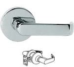 Omnia Passage Door Lever Set Macon Polished Crome Plated 2-3/8" 1-3/8" US26. Fixed Price $31.49.