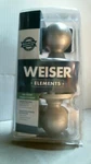 Weiser Glc 101 Y15 Ms 6LR1 Hall/closet Passage, Brushed Nickel, Fs. Fixed Price $16.99.