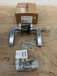 Kwikset 730HFLRDT-26D Halifax Privacy Door Lever Set, Satin Chrome *read*. Fixed Price $19.99.