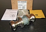 Baldwin 5205.056.ENTR Solid Brass Keyed Entry Lockset Pvd Satin Nickel. Fixed Price $170.00.