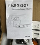 Fingerprint Door Lock, Keypad Knob With Handle, Sliver Smart W.... Fixed Price $43.75.
