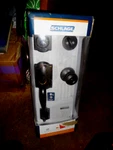 New Schlage F60 V 716 Geo Camelot Aged Bronze Deadbolt Keyed Door Handle Set. Fixed Price $69.95.