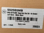 Signature Hardware 552087MB MNG-EXTR-5002 Brass Entry Door Set Black Matte. Fixed Price $119.99.