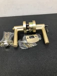 Miseno Elkton Round Rod Single Cylinder Entry Lever - Satin Brass. Fixed Price $20.62.