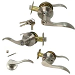 Lever Door Lock Cylinder For Entry Privacy Passage Stationary Ss/sn Wave Handle. Fixed Price $21.13.