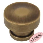 *10 Pack* Cosmas Cabinet Hardware Brushed Antique Brass Knob #704BAB. Fixed Price $26.57.