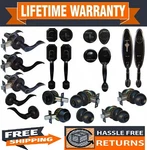 Constructor Handleset Knob Dummy Deadbolt Door Lockset Oil Rubbed Bronze. Fixed Price $47.98.