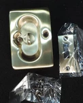 Emtek 2101US7 Passage Pocket Door Lock - French Antique Nib. Fixed Price $44.99.