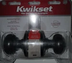 Kwikset 94002-541 400CU Venetian Bronze Entry Knobset. Fixed Price $32.39.