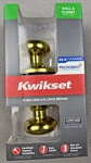 Kwikset Polished Brass Hall And Closet Door Knob 97200-787 Microban Technology. Fixed Price $6.79.