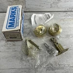 Locksmith, New Marks Grade Double Cyl Deadbolt 130K/3-C Brass 2 3/8"BS. Fixed Price $55.99.
