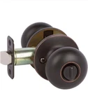 Callan Saxon Privacy Knob Set Series Grade 3 Edged Bronze KS1027. Fixed Price $19.50.