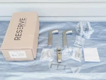 Baldwin Ps.ana.r.csr Anaheim Hills Passage Door Lever Set With Contemporary Squa. Fixed Price $53.00.