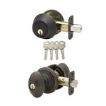 Copper Creek EKDB141TB Egg Door Knob Keyed Alike With Deadbolt Combination, Tusc. Fixed Price $30.00.
