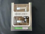 Delaney Passage Lever Doors Keyless Polished Chrome 501TT-MC-US26. Fixed Price $22.50.