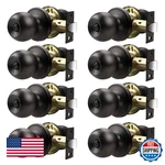Lepushom 8 Pack Interior Door Knobs Keyless Oil Rubbed Bronze Vintage Round Ball. Fixed Price $67.26.