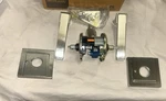 Schlage FC21 Nbk 619 Uld Door Lever Lock Satin Nickel Privacy New Free Shipping. Fixed Price $49.99.