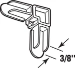 Prime-line PL14273 Bronze Plastic Screen Frame Corner 3/4 X 3/8 W In.. Fixed Price $27.00.