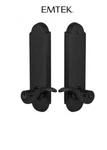 Emtek Annapolis Single Cylinder Keyed Entry Set, 5308US19 - Flat Black. Fixed Price $162.38.