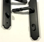 Emtek 1421MTRHFB Keyed W/american Cyl. Arched Style Montrose Lever. Door Set.. Fixed Price $185.00.
