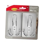 Command X-large Satin Nickel Triple Hook, Hooks, 6 Strips, Damage-free 2-PACK. Fixed Price $34.23.