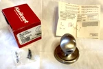 Kwikset Oval Laurel Satin Nickel Dummy Knob Handle Silver Tn Metal 97880-293. Fixed Price $6.60.